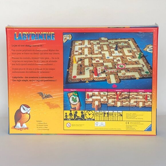 New Sealed Ravensburger Game Labyrinth Family Board Game - French Version - Picture 5 of 10